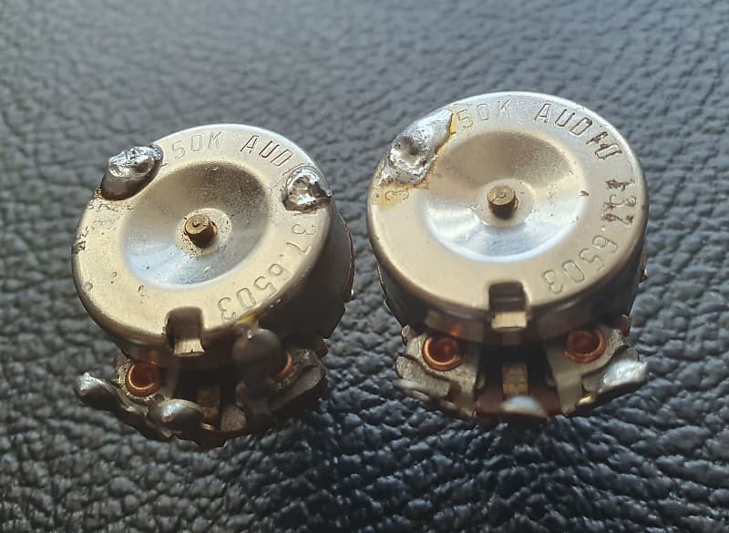 1965 Fender Telecaster CTS Pots 250k Vintage Wiring Reverb