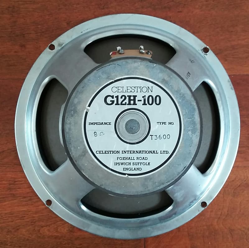 Vintage Celestion G12H-100 Speaker Made In England - 8 Ohm. Rare. image 1