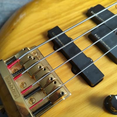 1989 Fernandes Japan FRB-80 Revolver Active Bass (Natural) | Reverb