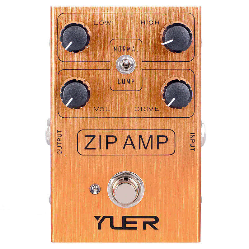Yuer  ZIP AMP Overdrive Electric Guitar Effects Pedal True Bypass YF-39 ✅New Fast US Ship No wait image 1