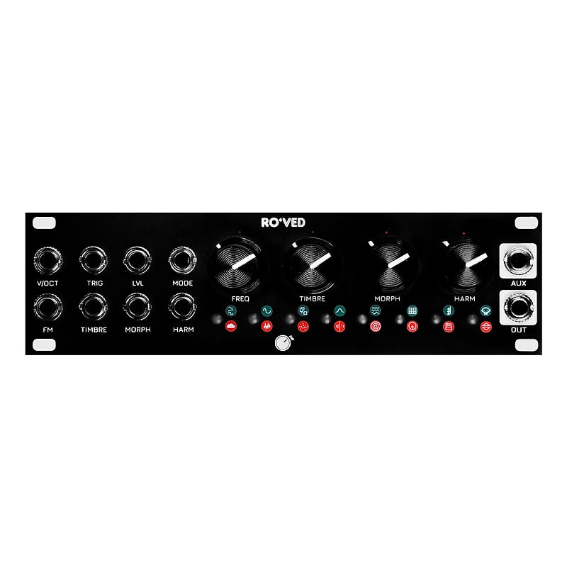 Plum Audio RO'VED Eurorack Oscillator 1U Module (Black