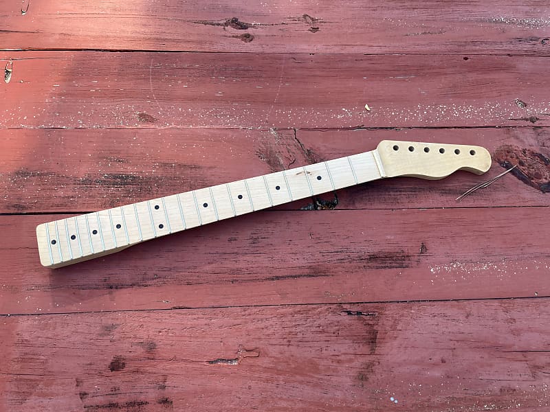 Project Tele Neck w/ Heel Adjustment Truss Rod - Unfinished | Reverb