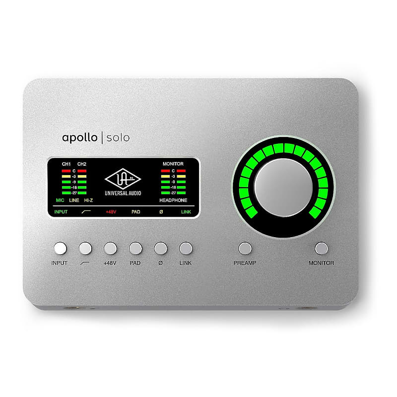 Universal Audio Apollo Solo Thunderbolt 3 Audio Interface image 1