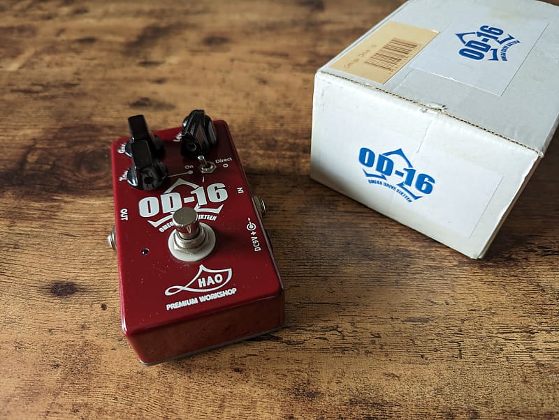 HAO Omega Drive OD-16 / Handmade boutique drive pedal made in 