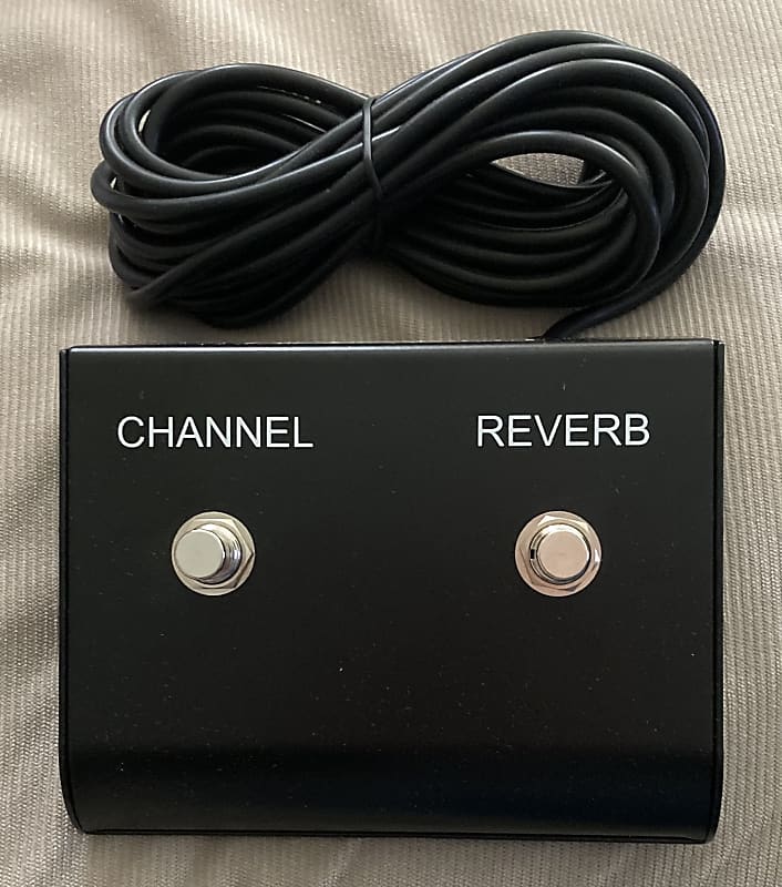 Hiwatt 2 Button Amp Footswitch Reverb