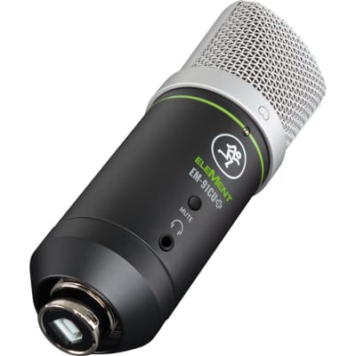 Mackie EleMent EM-91CU+ USB Condenser Microphone w/ Headphone Output image 3
