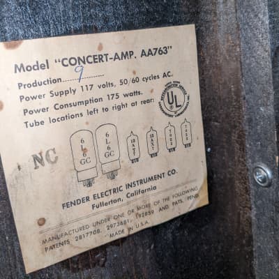 Fender Concert Amplifier 1964 image 3