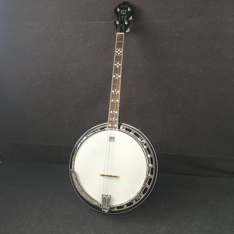 Iida 4String Tenor Resonator Back Banjo Reverb