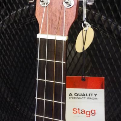 NEW! Stagg Solid Mahogany Top Baritone Ukulele - QualityValue/Performance! - Killer Closeout Deal! image 3