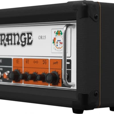 Orange Amps OR15 15-Watt Single Channel Guitar Tube Amp Head, Black image 2