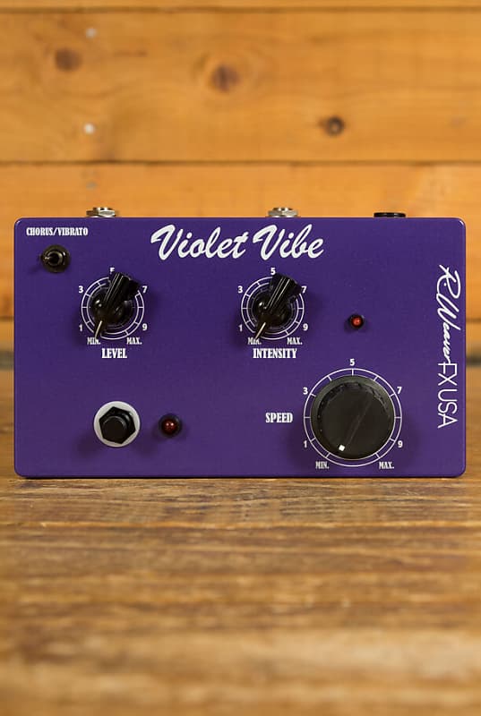 新品 未使用 R WEAVER FX Violet Vibe Uni Vibe R Weaver FX Violet Vibe pedal | Reverb