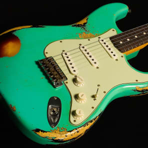 Seafoam green over sunburst hot sale
