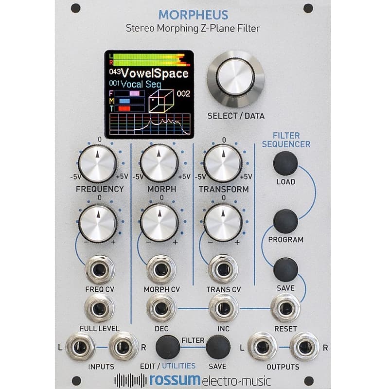 Immagine Rossum Electro-Music Morpheus Stereo Morphing Z-Plane Filter Eurorack Module - 1