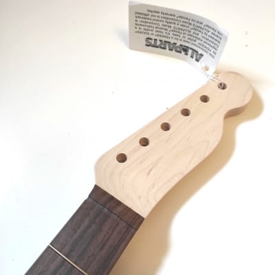 All Parts® neck for tele® 7.25" LBF maple rosewood 21 frets unfinished image 5