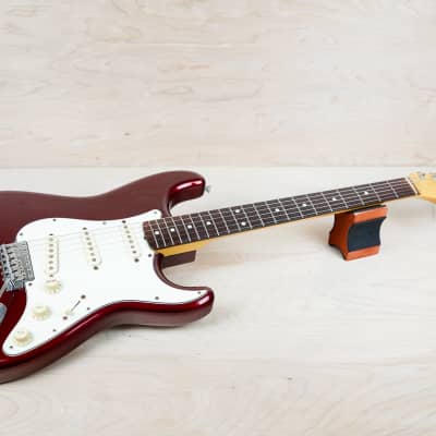 Fender Japan Exclusive Classic '60s Stratocaster MIJ 2015 Old Candy Apple Red w/ Hard Case image 3