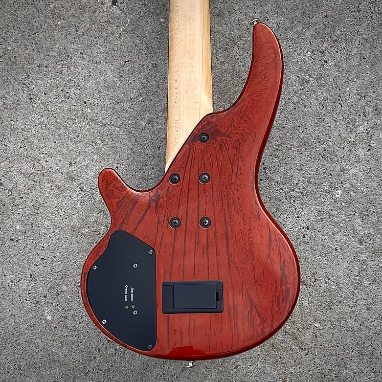 Used Cort Curbow 5-String Trans Red Bass | Reverb