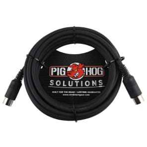 Pig Hog PMID15 Tour Grade MIDI Cable - 15'