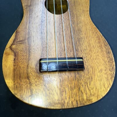 1954-1969 Kamaka Gold Label Soprano - Natural Koa image 3