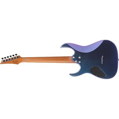 Ibanez GRG121SP RG Guitar, Jatoba Fretboard, Blue Metal Chameleon image 5