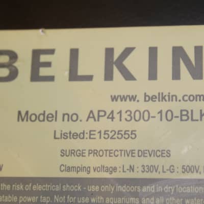 Belkin AP41300-10-BLK Home Theater Power Surge Protector (used) image 20