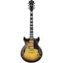 Ibanez AM93QMAYS AM Artcore Expressionist Guitar - Antique Yellow Sunburst