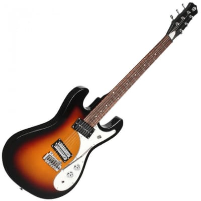 Danelectro '64XT Guitar ~ 3 Tone Sunburst image 3