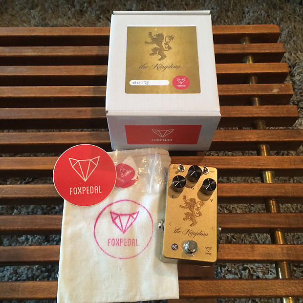 Foxpedal Kingdom Overdrive Gold *FREE shipping*