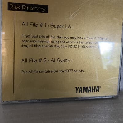 Yamaha 2 disks Synth Modulation & Classical Demos image 8