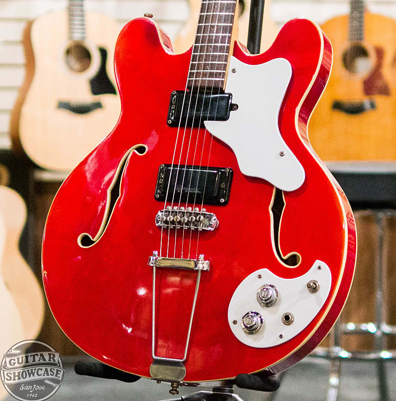 Mosrite Celebrity III Mark I 1966 {Trans Cherry} | Reverb