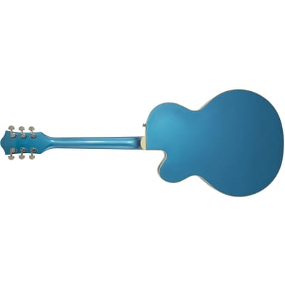Gretsch G2420T Streamliner Hollow Body Electric Guitar, Laurel Fingerboard, Riviera Blue image 6