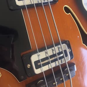 Circa 1967-1974 Hofner Bass 500/8 Rare Left Handed Lefty Collector Vintage image 5