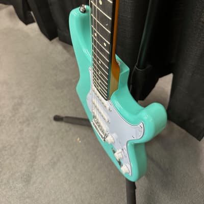 Oscar Schmidt by Washburn OS-300  "Strat Style" 2022 - Teal Blue 3 pickup with Maple Neck image 6