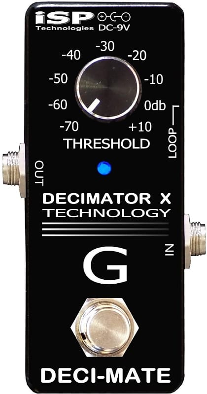 ISP DECI-MATE G Micro Noise Reduction Pedal with Loop Connections