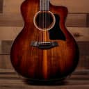 Taylor 224ce Deluxe, Shaded Edgeburst with Koa Back and Sides