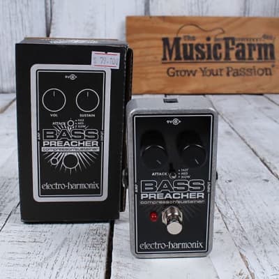 Electro Harmonix Bass Preacher Compressor Sustainer Bass Guitar Effects Pedal image 2