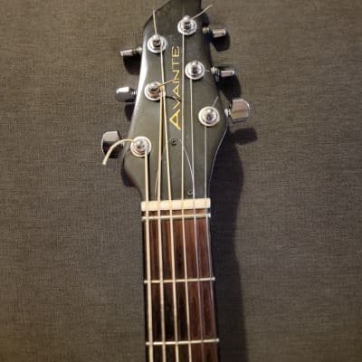 Avante AV2 Baritone Acoustic Guitar w/new pack of Elixir strings and hardshell case image 8