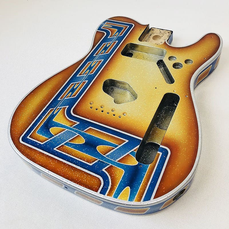 Painted shop telecaster body