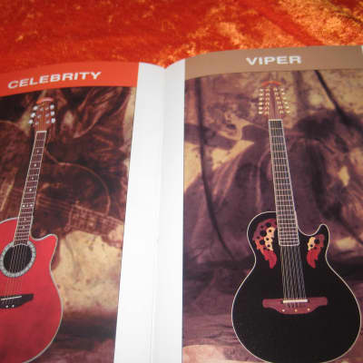 Ovation 22 Page Price Catalog w/ Models and Details From 1997 image 9