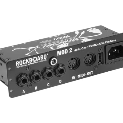 RockBoard MOD 2 1/4" MIDI & USB Pedalboard Patch Bay image 4