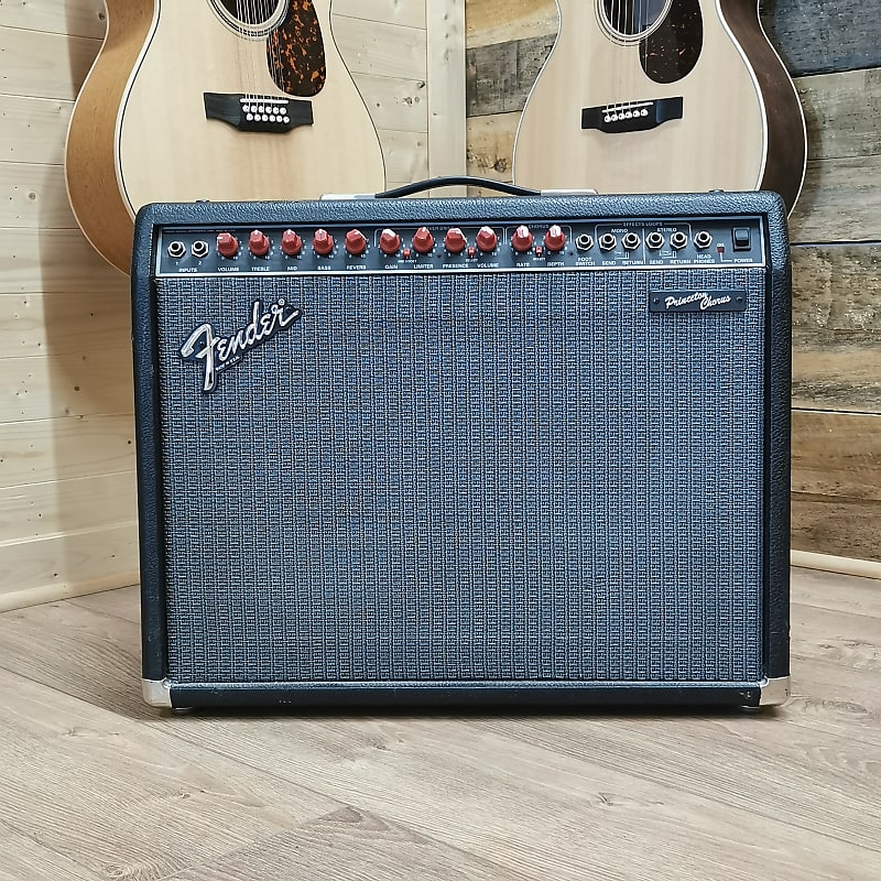 Fender Princeton Chorus Red Knob Electric Guitar Combo Amp Reverb