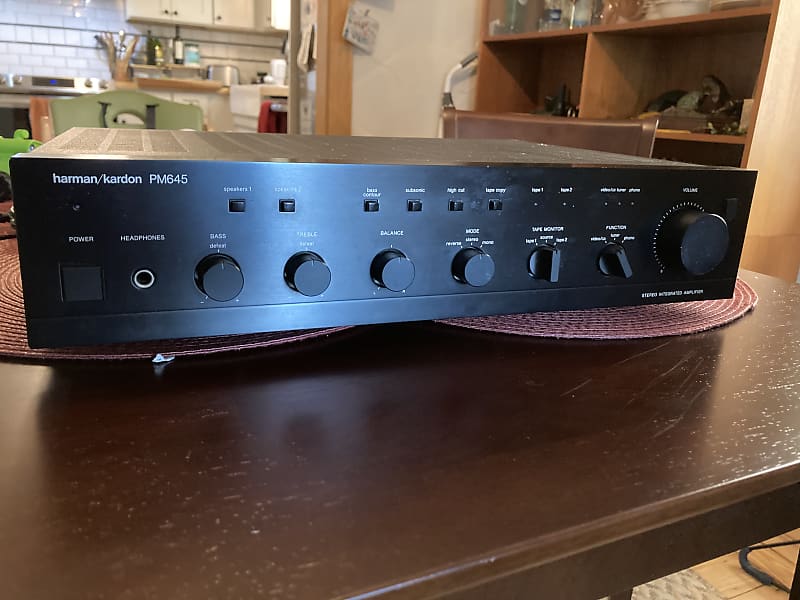Harman Kardon PM645 Stereo Amplifier - HiFi - YouTube
