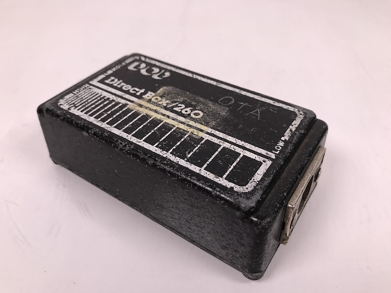 DOD 260 Direct Box Analog Direct Input Box For Studio Reverb