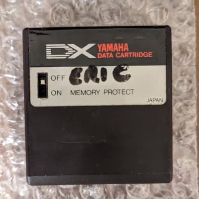 Yamaha DX7 Data RAM Cartridge - Eric Radcliffe - Blackwing Studio - Depeche Mode - Vince Clarke