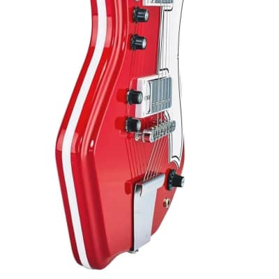 Airline 59 2P Tone Chambered Mahogany Body Bolt-on Bound Maple Neck 6-String Electric Guitar w/Premium Soft Case image 4