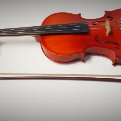 Glaesel 3/4 Size Student Violin VI401E3 Stradivarius Copy Case/Bow Ready To Play image 2