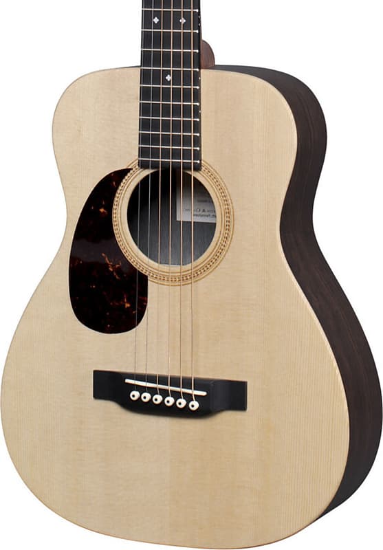 Martin LX1REL LEFT-HANDED Little Martin Acoustic Electric Guitar w/Gig Bag image 1