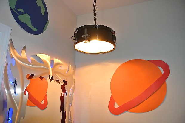 Snare drum light shop fixture