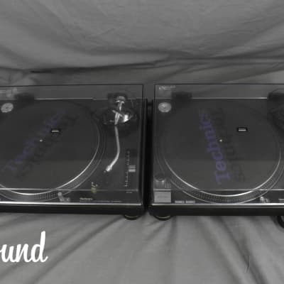 Technics SL-1200MK3 Black Pair Direct Drive DJ Turntables in Good condition image 4