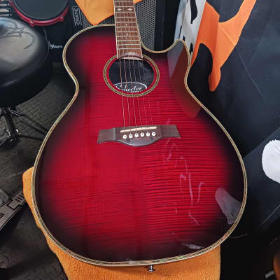 Schecter Acoustic - Trans red for sale