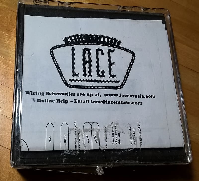 Lace Sensor AGi Holy Grail Stratocaster Pickups--Complete Set; N-10.9k  M-10.9k B-11.7k; Black Covers